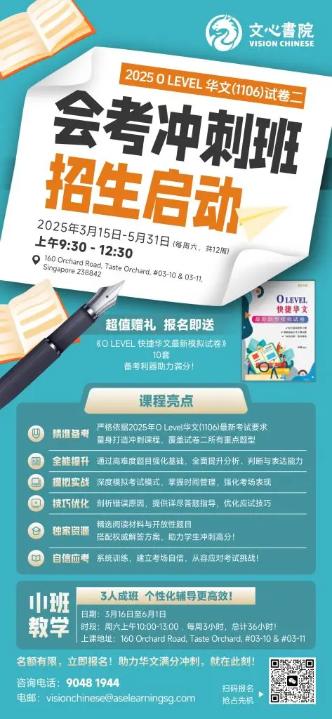 文心书院 Vision Chinese Academy - 新加坡华文教育